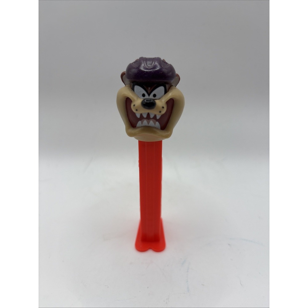 PEZ Vintage Looney Tunes Tasmanian Devil Taz Helmet Warner Bros Candy Container